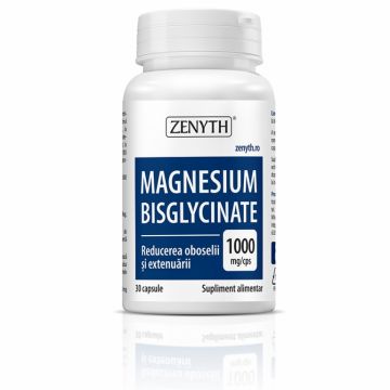 Magneziu bisglycinate 1000mg 30cps - ZENYTH