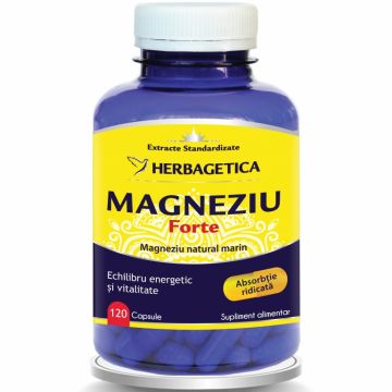 Magneziu forte 120cps - HERBAGETICA