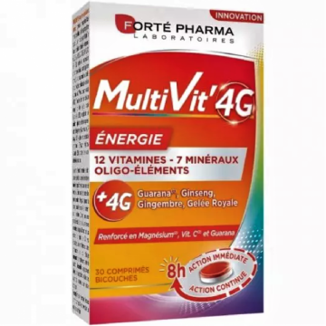 MultiVit 4G energie 30cp - FORTE PHARMA