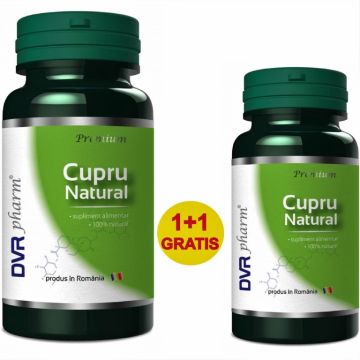 Pachet Cupru natural 60+30cps - DVR PHARM