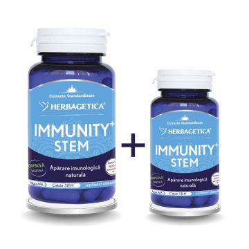 Pachet Immunity+ stem 60+10cps - HERBAGETICA
