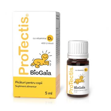 Picaturi Vitamina D3 copii Protectis 5ml - BIOGAIA