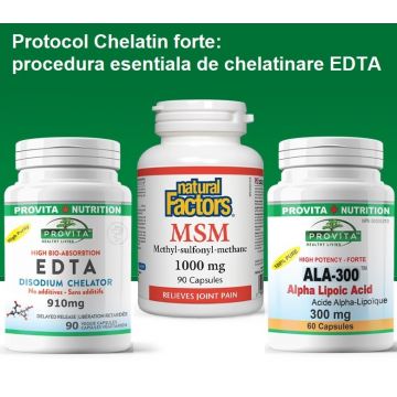 Protocol Chelatin forte [procedura esentiala de chelatinare EDTA] 3b - PROVITA
