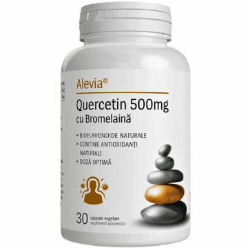 Quercetin 500mg bromelaina 30cps - ALEVIA