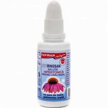 Solutie hipertonica nazala echinaceea FaviRinosan 30ml - FAVISAN