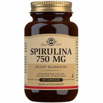 Spirulina 750mg 80cp - SOLGAR