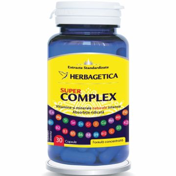 Super complex vitamine minerale 30cps - HERBAGETICA