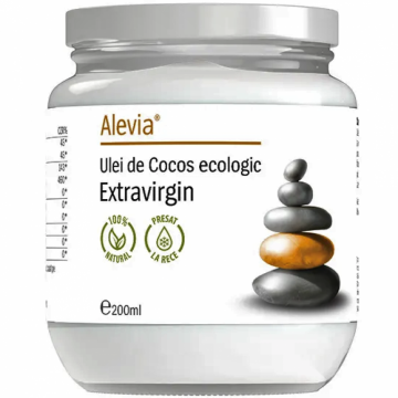 Ulei cocos extravirgin ecologic 200ml - ALEVIA