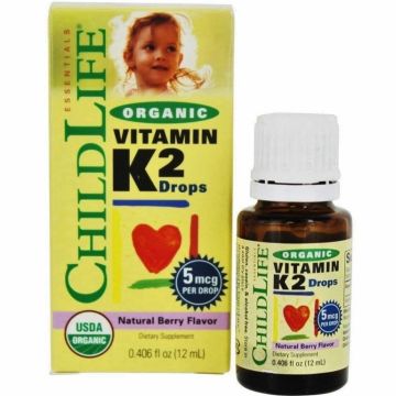 Vitamin K2 15mcg picaturi copii 12ml - CHILDLIFE ESSENTIALS