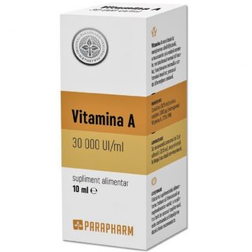 Vitamina A picaturi 10ml - PARAPHARM