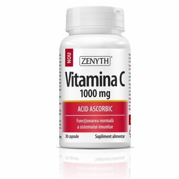 Vitamina C 1000mg acid ascorbic 30cps - ZENYTH