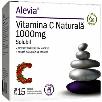 Vitamina C 1000mg [extract macese] solubila 15pl - ALEVIA