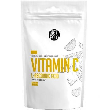 Vitamina C [Acid ascorbic] pulbere 200g - DIET FOOD