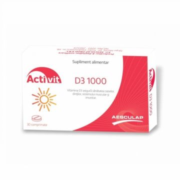 Vitamina D3 1000mg Activit 30cp - AESCULAP