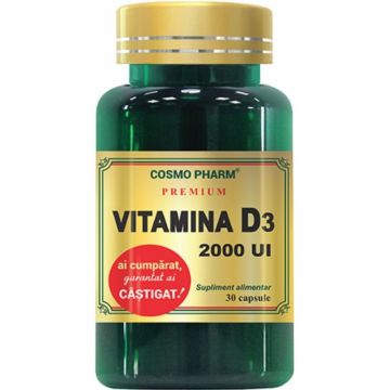 Vitamina D3 2000ui Premium 30cps - COSMO PHARM