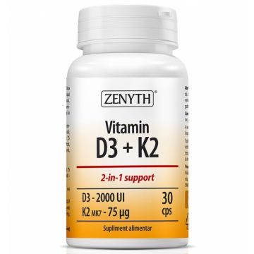 Vitamina D3 K2 30cps - ZENYTH