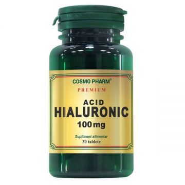 Acid Hialuronic 100mg, 30 tablete, Cosmopharm