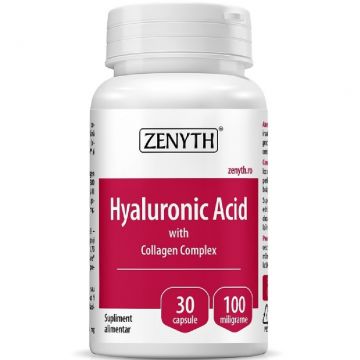 Acid hialuronic colagen complex 100mg 30cps - ZENYTH