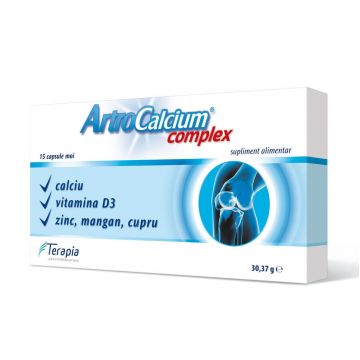 ArtroCalcium Complex, 15 capsule, Terapia