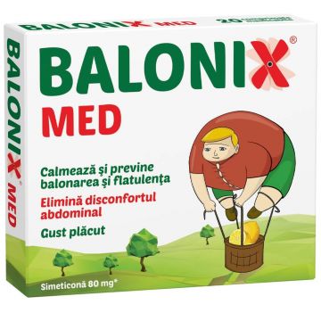 Balonix Med, 10 comprimate, Fiterman Pharma