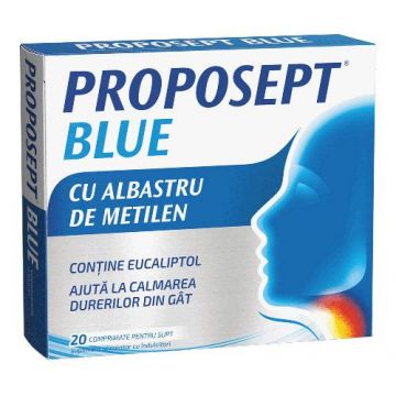 PROPOSEPT BLUE, 20 comprimate de supt, FITERMAN PHARMA