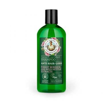Sampon Impotriva Caderii Parului cu Brusture si Urzica 260ml, Bunica Agafia
