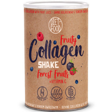 Shake instant Fruity Collagen fructe padure C 300g - DIET FOOD