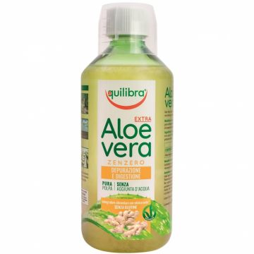 Suc gel aloe vera extra ghimbir 1L - EQUILIBRA