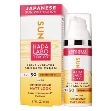 SUN Face Cream - Crema de protectie solara pentru fata cu SPF 50, 50 ml, Hada Labo Tokyo
