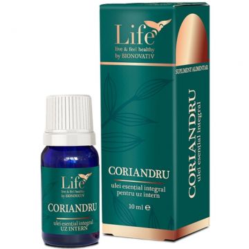 Ulei esential integral coriandru 10ml - LIFE