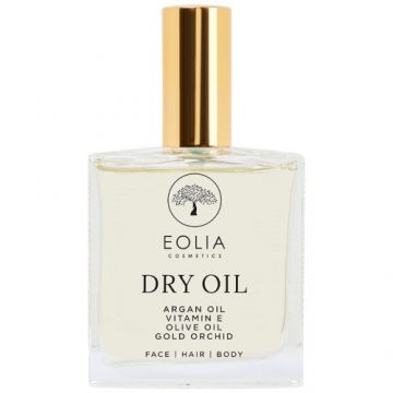 Ulei organic uscat cu sclipici, Gold Orhid, 100ml, Eolia