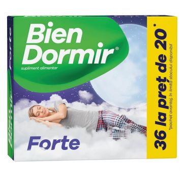 Bien Dormir Forte, 36 capsule la pret de 20, Fiterman Pharma