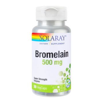 Bromelain 500mg Solaray, 30 capsule, Secom