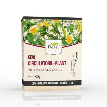 Ceai Circulatoriu-Plant picioare fără varice, 150 g, Dorel Plant