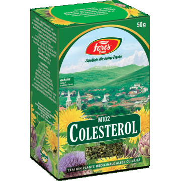 Ceai Colesterol, M102, 50 g, Fares