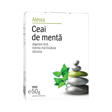 Ceai de menta, 50 g, Alevia