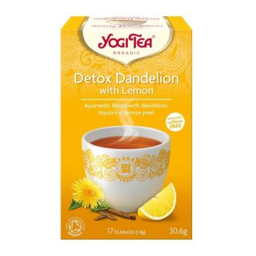 Ceai Detox Dandelion, 17 plicuri, Yogi Tea