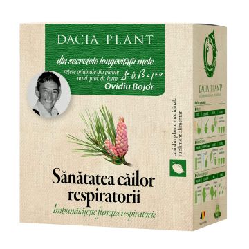 Ceai din plante medicinale Sănătatea căilor respiratorii, 50 g, Dacia Plant