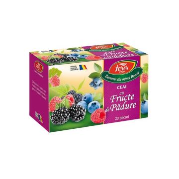 Ceai Fructe de Pădure Aromfruct, 20 plicuri, Fares