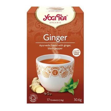 Ceai Ginger, 17 plicuri, Yogi Tea