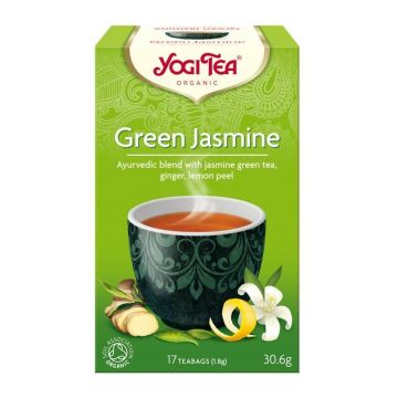 Ceai Green Jasmine, 17 plicuri, Yogi Tea