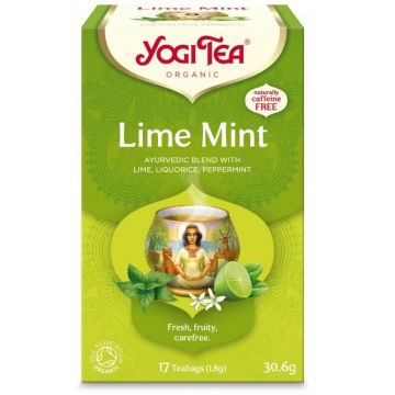 Ceai Lime Mint, 17 plicuri, Yogi Tea