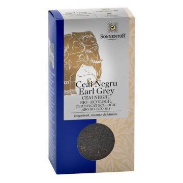 Ceai Negru Earl Grey, 90 g, Sonnentor