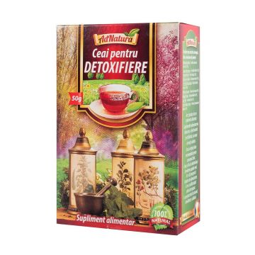 Ceai pentru detoxifiere, 50 g, AdNatura