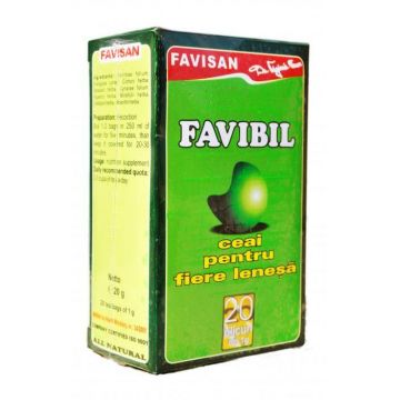 Ceai pentru fiere leneșă Favibil, 50 g, Favisan