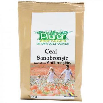 Ceai sanobronsic, 50 g, Plafar