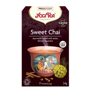 Ceai Sweet Chai, 17 plicuri, Yogi Tea