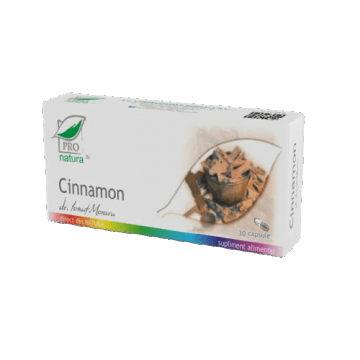 Cinnamon, 30 capsule, Pro Natura