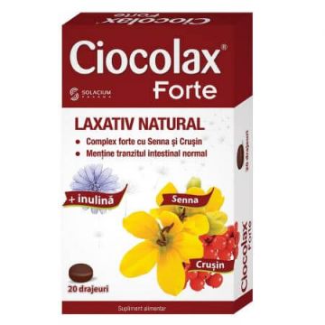 Ciocolax Forte, 12 comprimate, Solacium Pharma