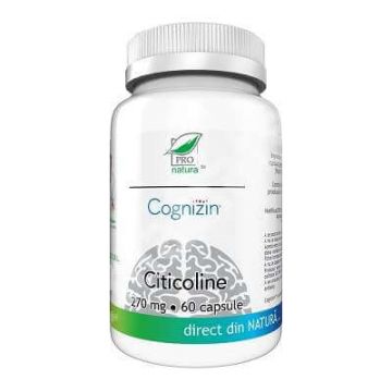 Citicoline Cognizin 270mg, 60 capsule, Pro Natura